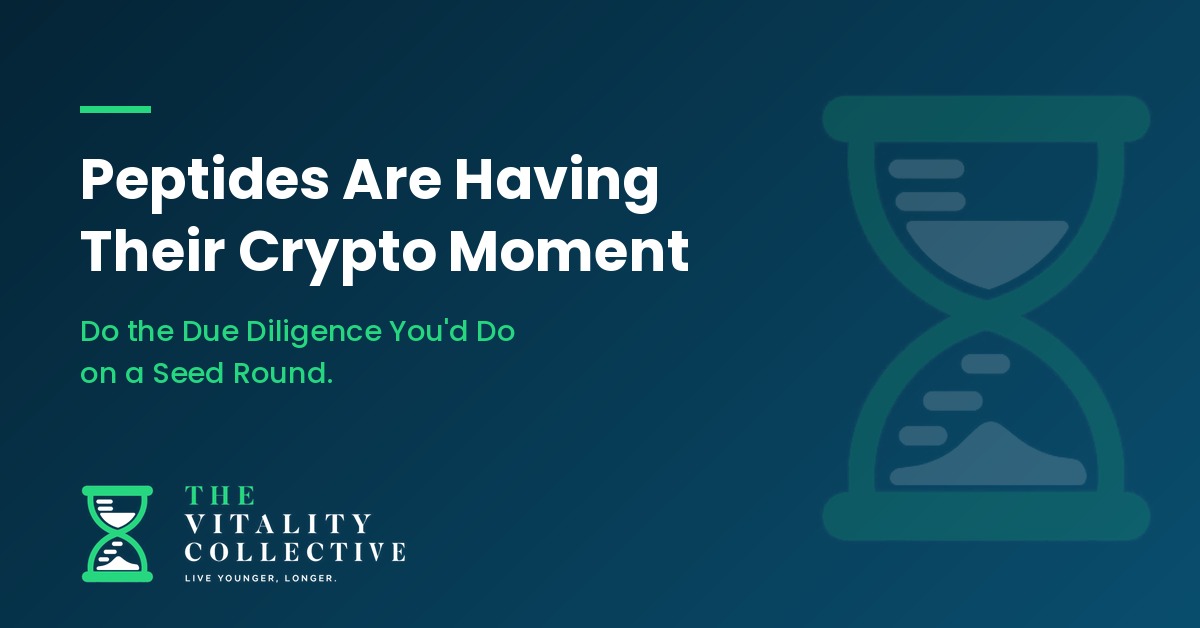Peptides Are Having Their Crypto Moment - The Vitality Collective